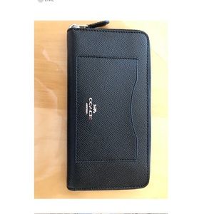 Coach black wallet brand new leather